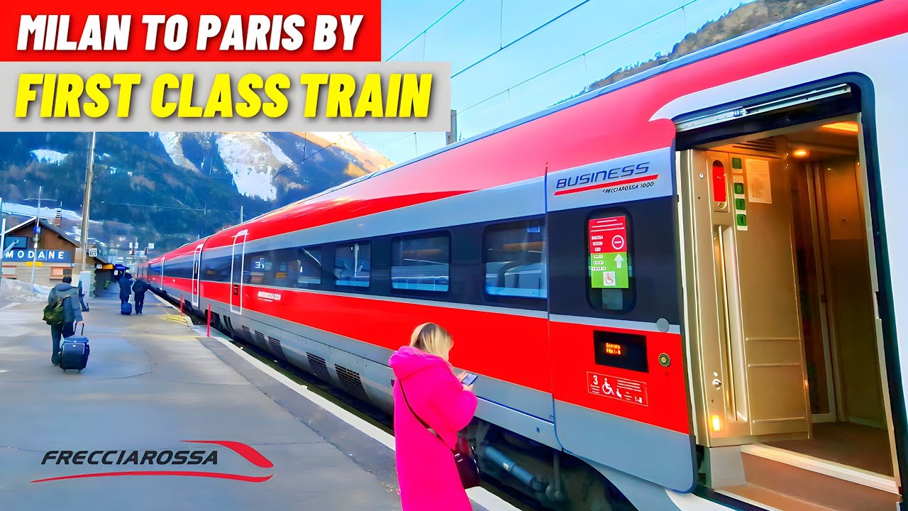 Frecciarossa 1000 Business Class: 300km/h Milan to Paris high speed train