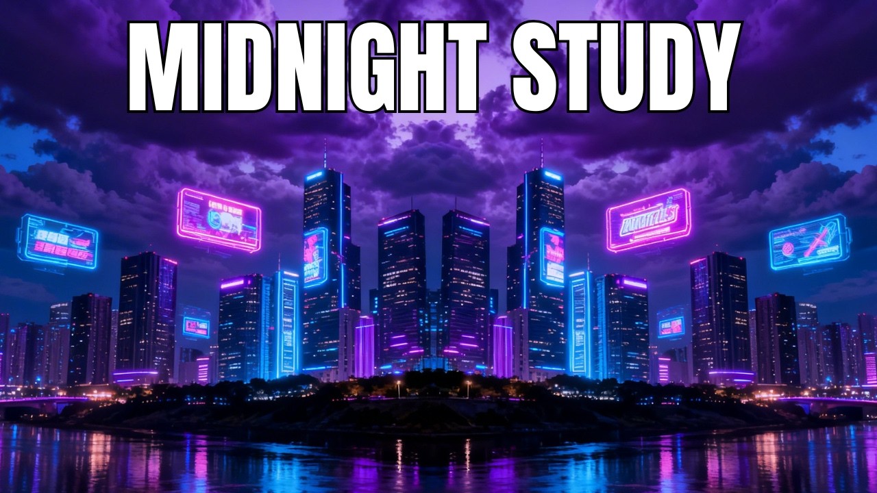Tokyo Rain at Midnight ☔ Lofi Study Mix