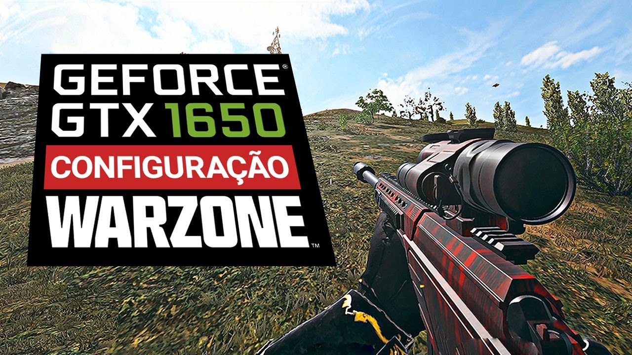 CONFIGURAÇÃO WARZONE 3 com GEFORCE 1650 4gb