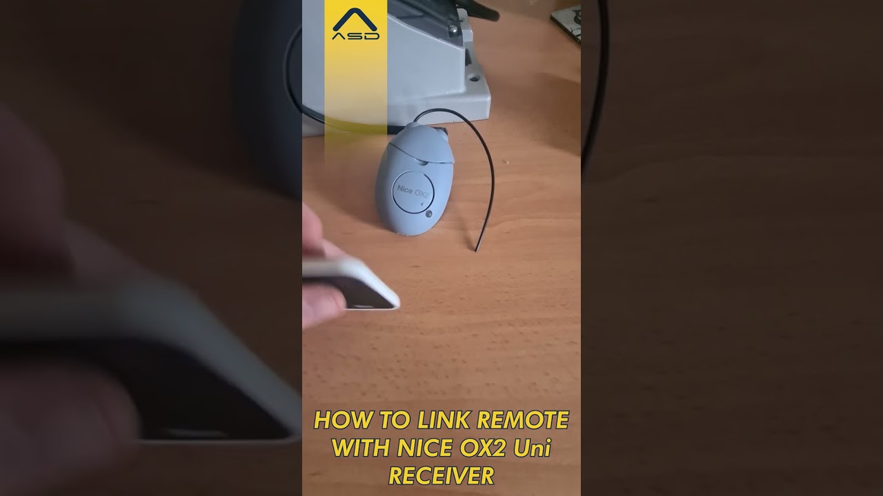 How to link to a Nice OX2 universal receiver