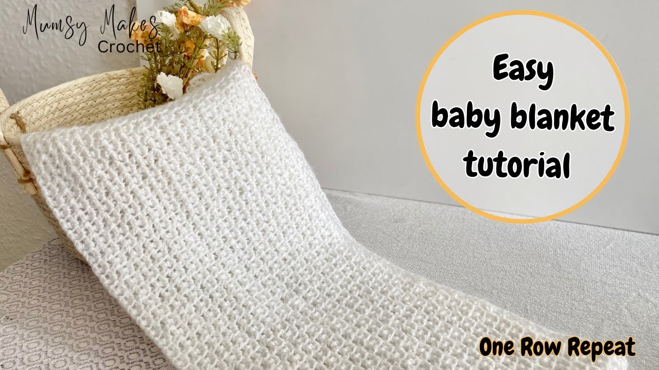 SUPER EASY crochet blanket for summer