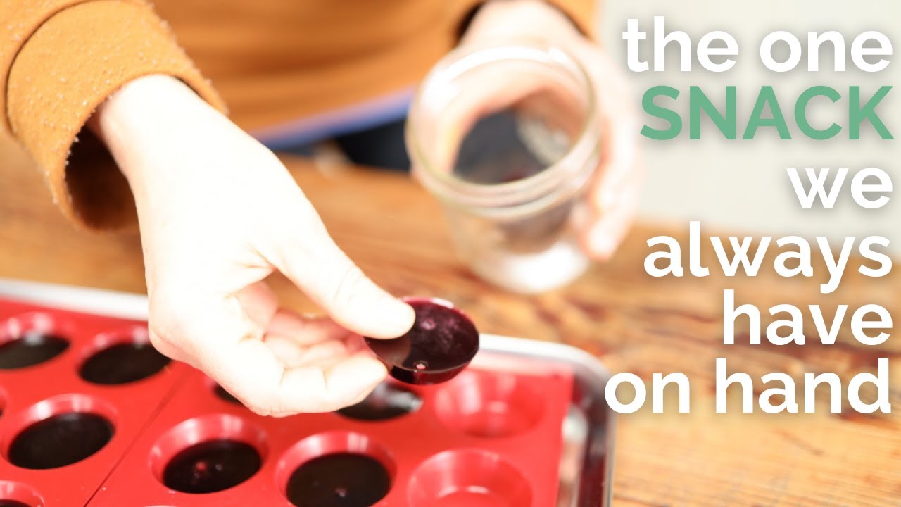 BEST Healthy Snack You Can Make in 5 Minutes | Elderberry Gummies Recipe | Healthy snack for Kids