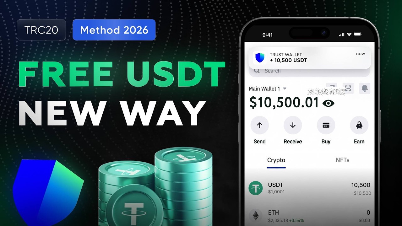 Проверил, как получить бесплатный USDT в 2026 году | Честные результаты