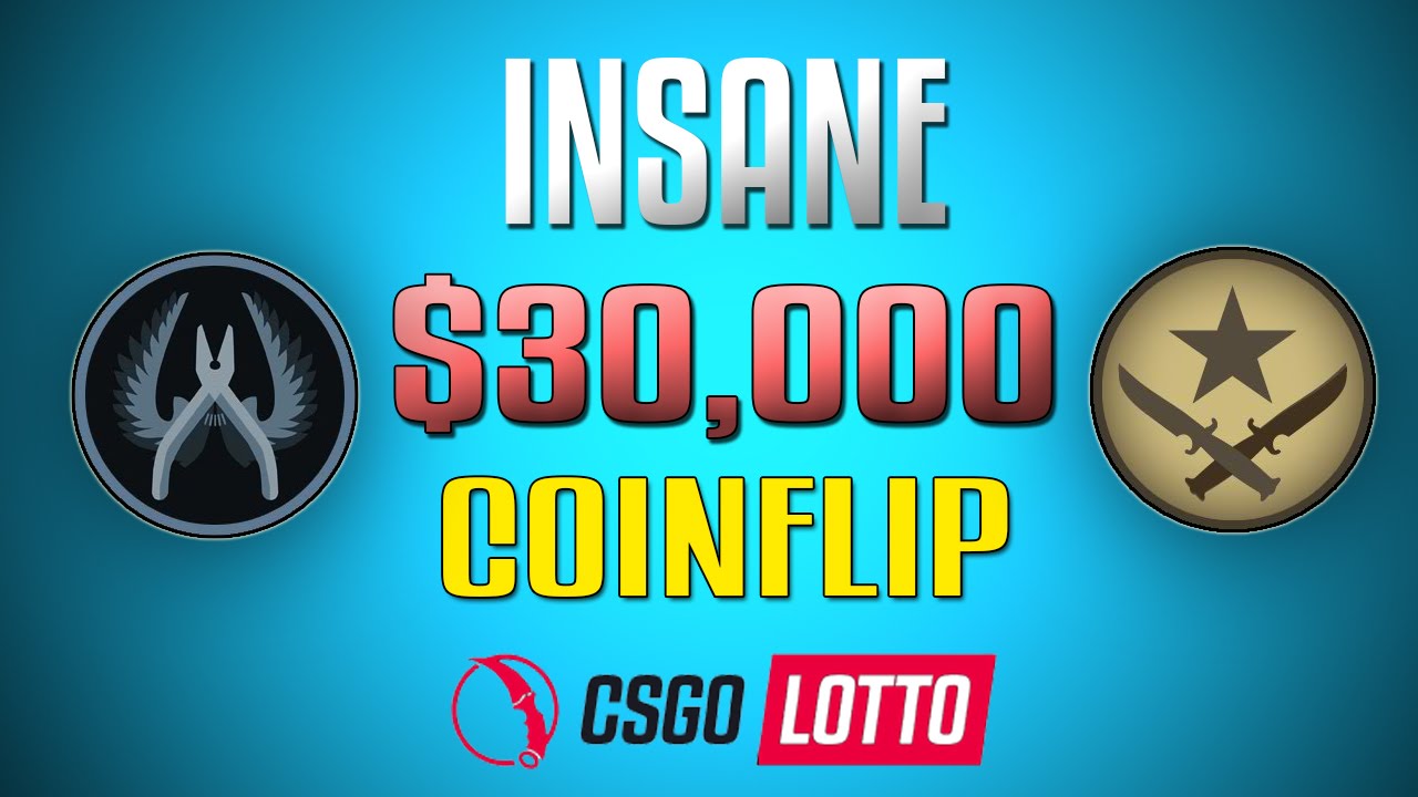 CSGOLOTTO - INSANE $30,000 COINFLIP!!!