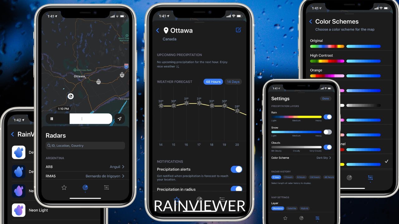 RainViewer App - a Perfect Replacement foR DArk SkY App! 2020