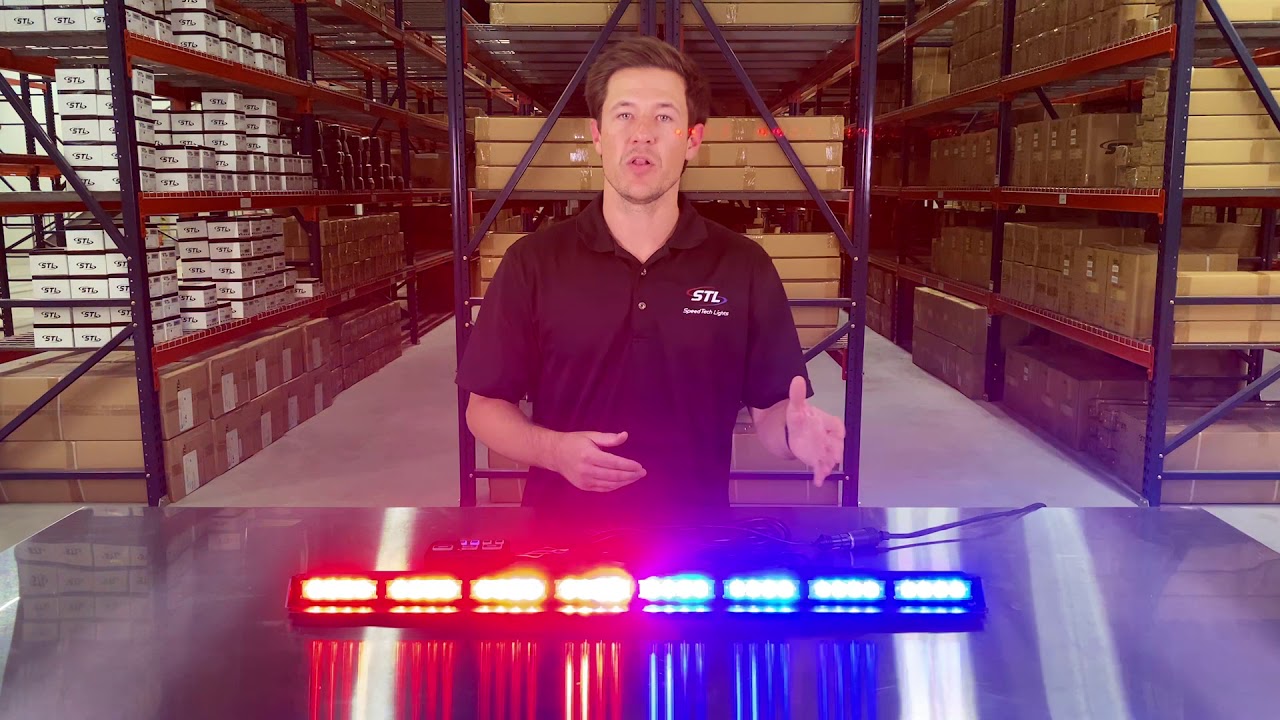 MultiColor Striker-8® TIR LED Traffic Advisor Light Bar - Product Demo & Features