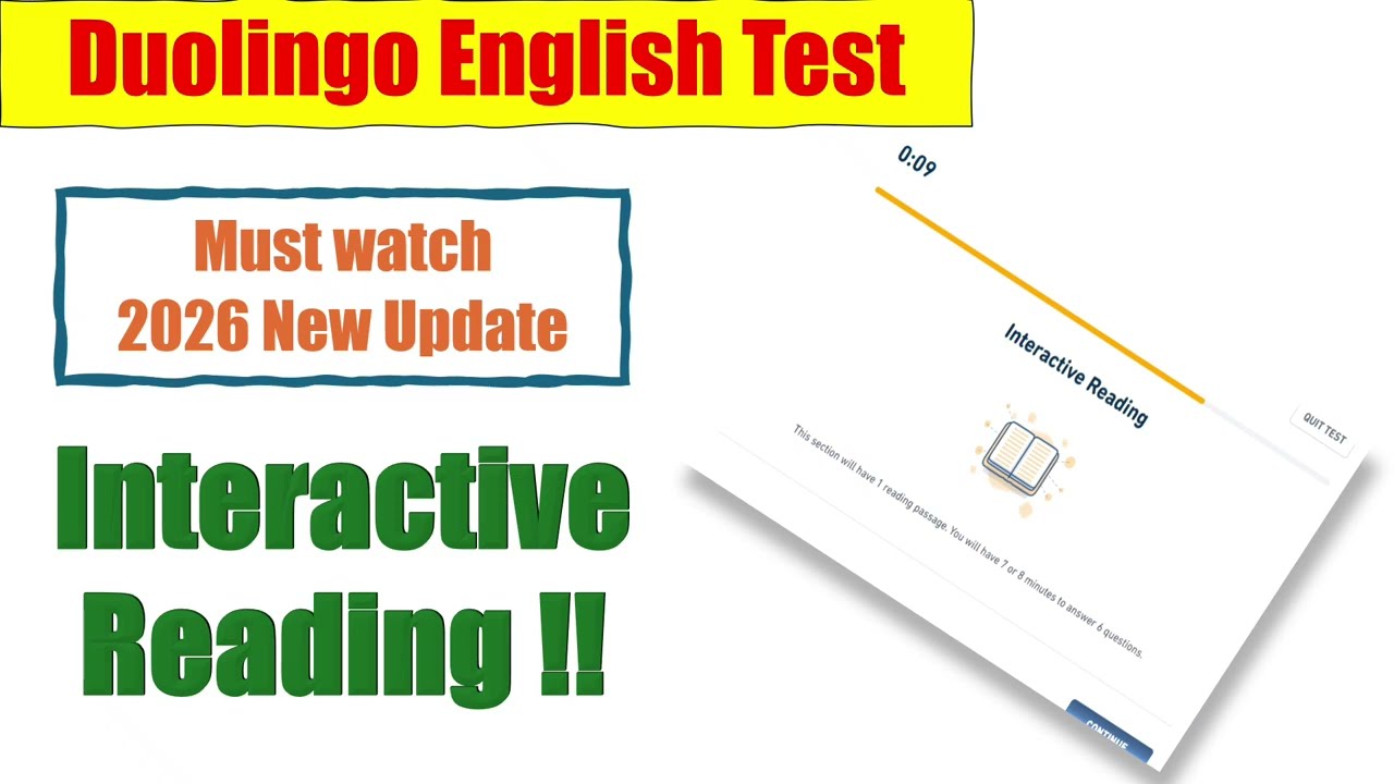 Duolingo English Test - Interactive Reading - Practice Test
