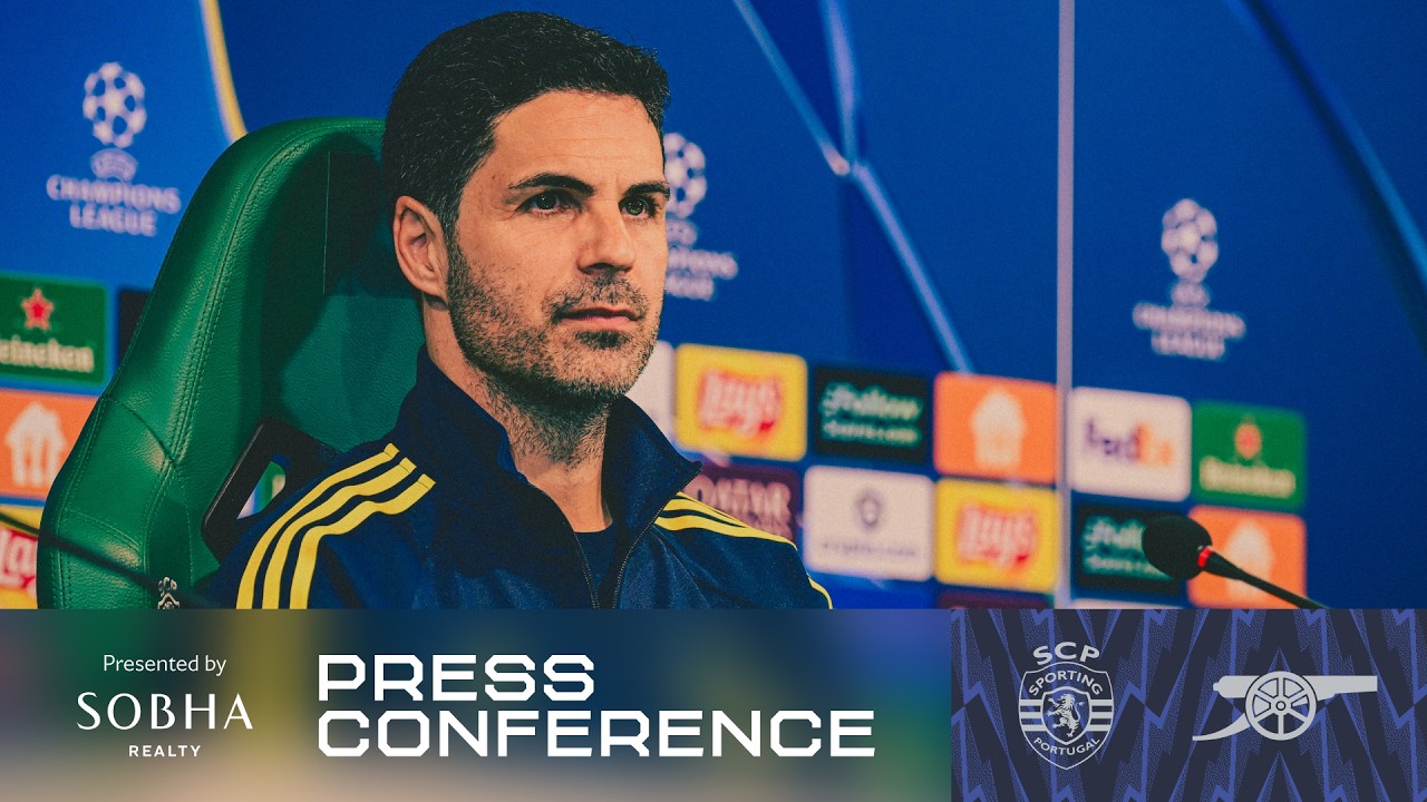 PRESS CONFERENCE | Mikel Arteta on Sporting CP | Team news, bouncing back, Gyokeres and more | UCL