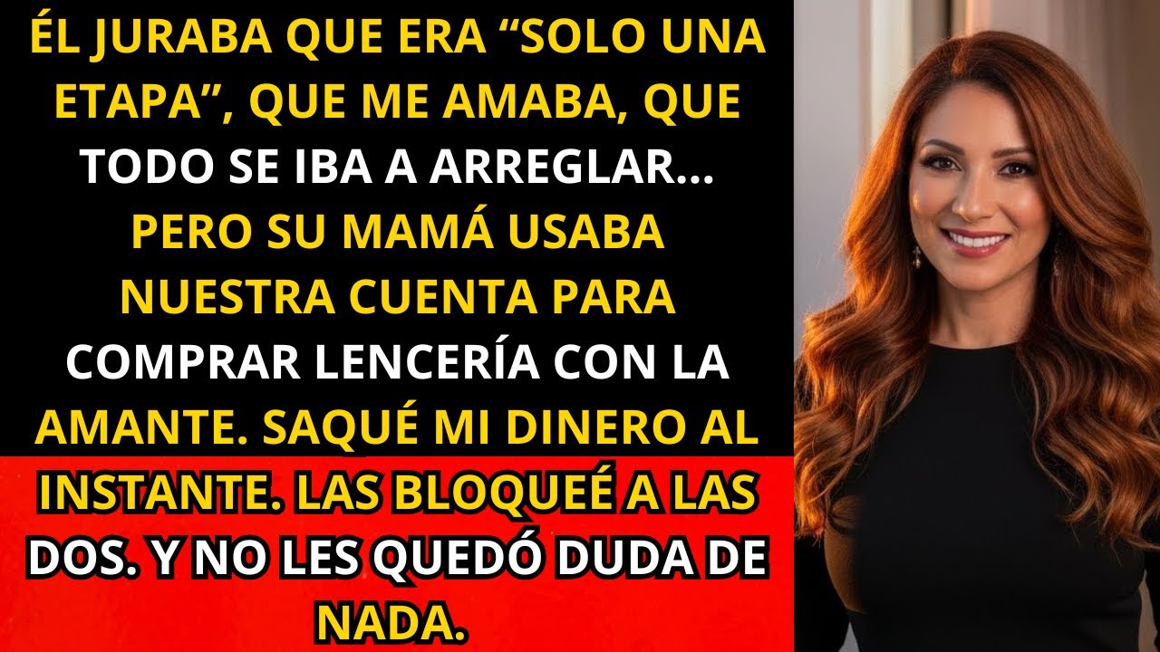 Mientras él decía que era “solo una etapa”, su mamá compraba lencería con la amante — bloqueé a las