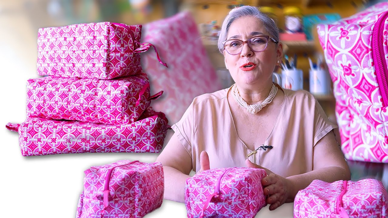 Con un solo patrón puedes hacer 3 BOLSOS  DIFERENTES Perfecto para tus viajes IDEA DE EMPRENDIMIENTO
