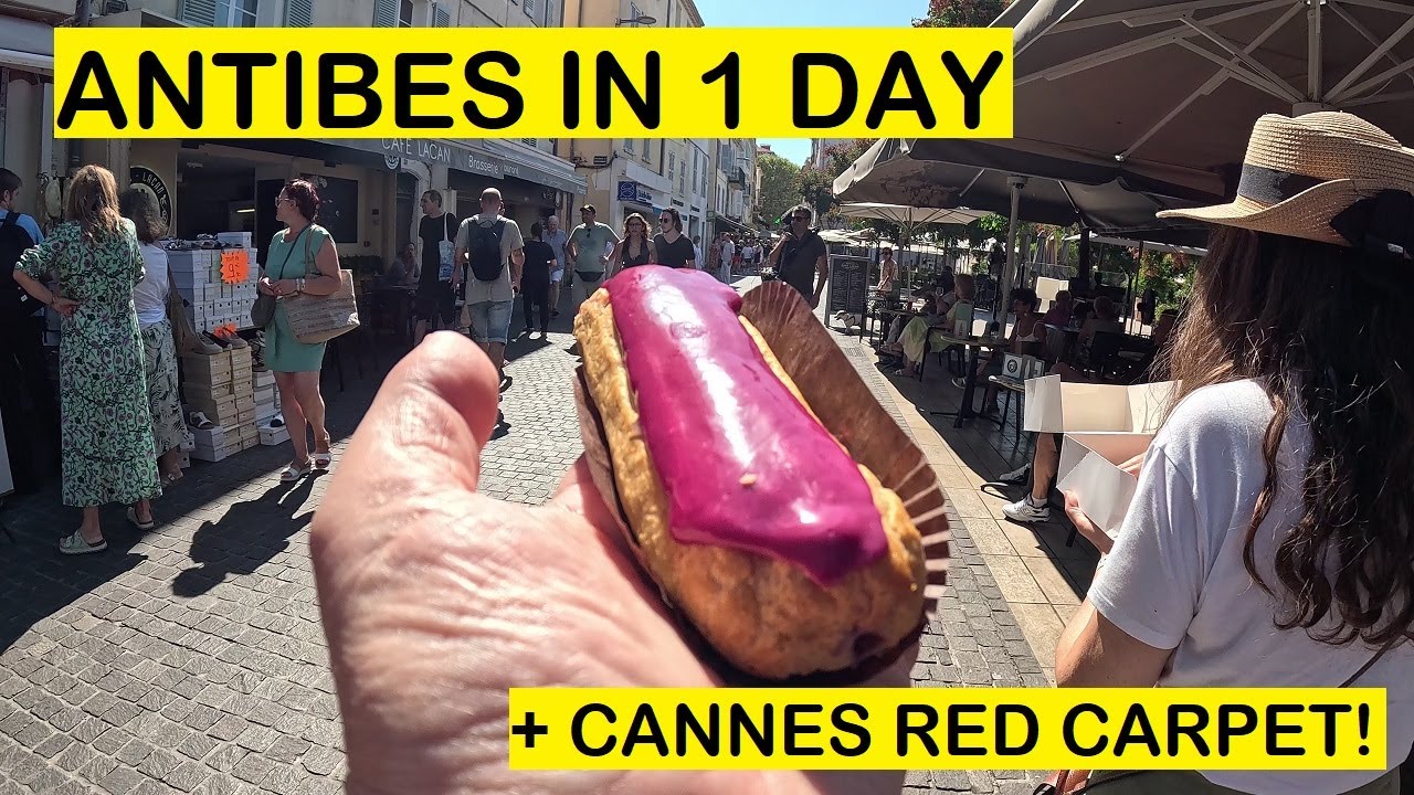 The PERFECT ANTIBES Day Trip PLUS a Quick Stop at the CANNES Red Carpet! #yüzdeyüz