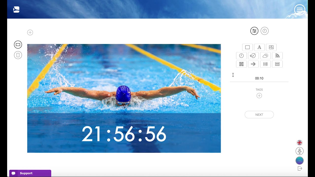 Set up a digital countdown for your display with SpinetiX ARYA