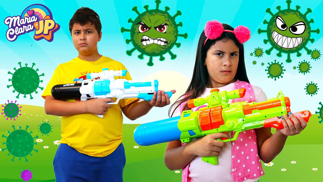 Mira la colección de cuentos divertidos y educativos para niños con María Clara y JP