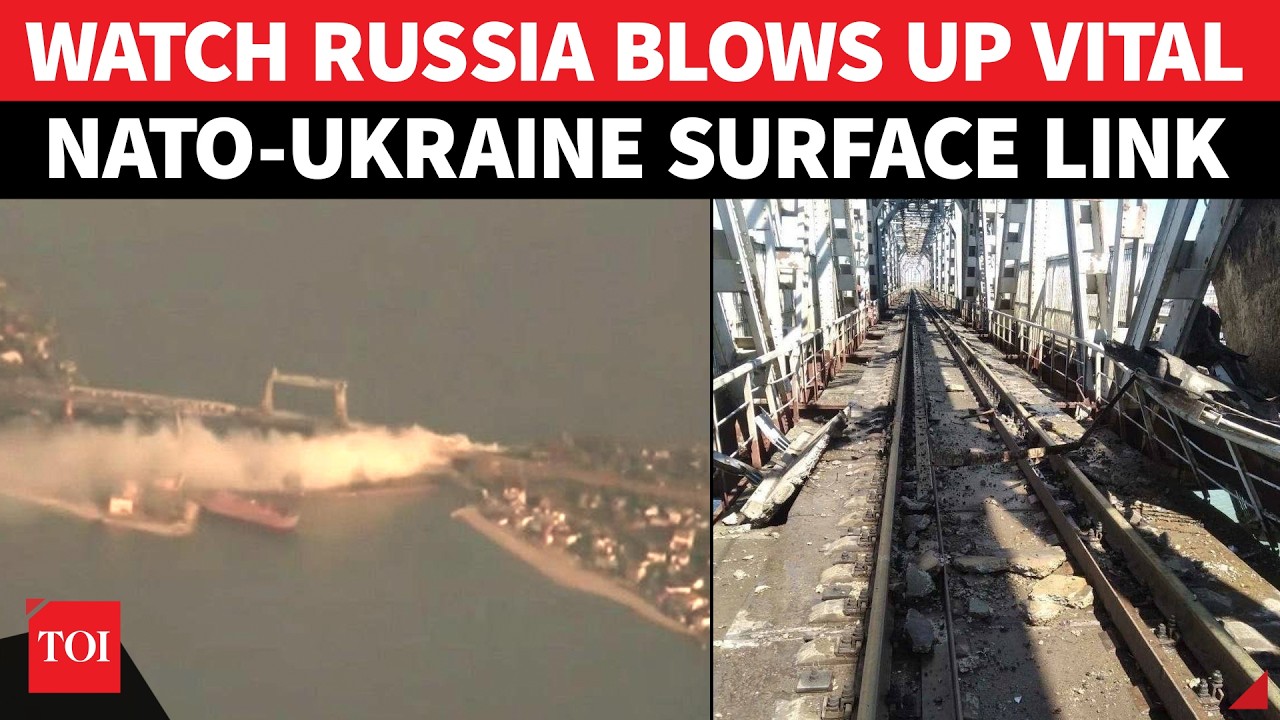 Russia BLOWS UP Vital NATO Bridge, Cuts Off Ukraine's Surface Access To Allies In Big Escalation