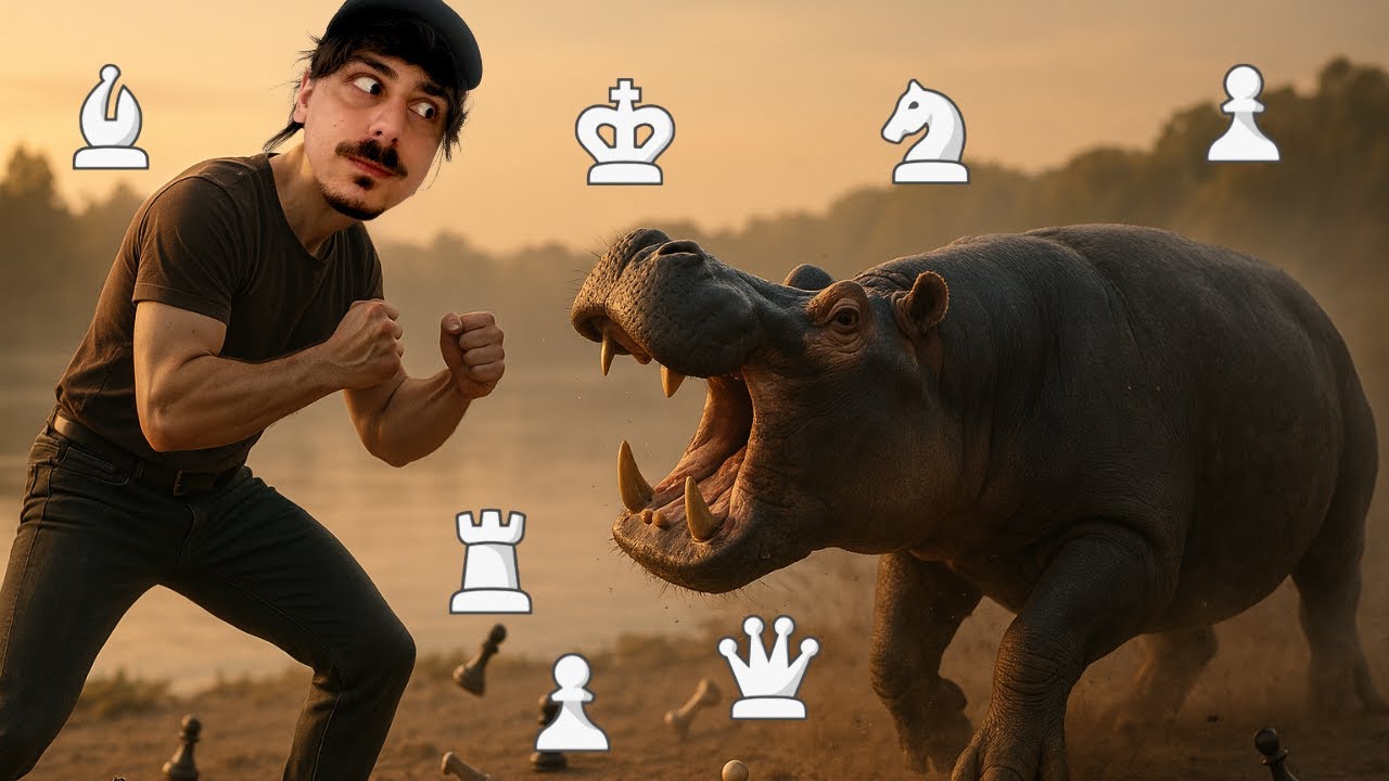 AFFRONTO UN IPPOPOTAMO