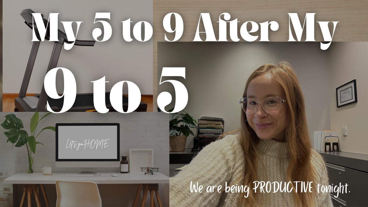 After Work Productive Night | My 5 to 9 After the 9 to 5 | TRYING TO BE PRODUCTIVE