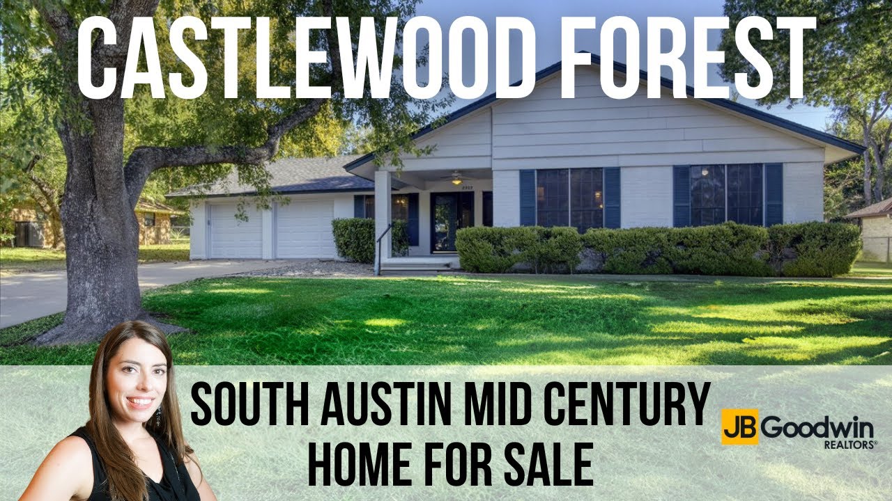 Mid Century Home for Sale in South Austin's Castlewood Forest 2302 Comburg Castle Way