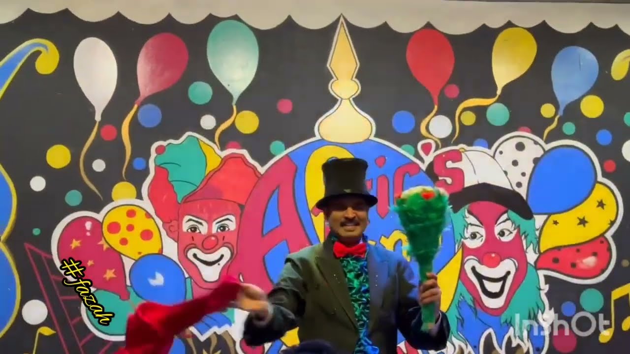 Magic Show at Antic's land Mega mall Sharjah #fazah #weekend #fun #rides #kids DUBAI جادوگر کا کھیل