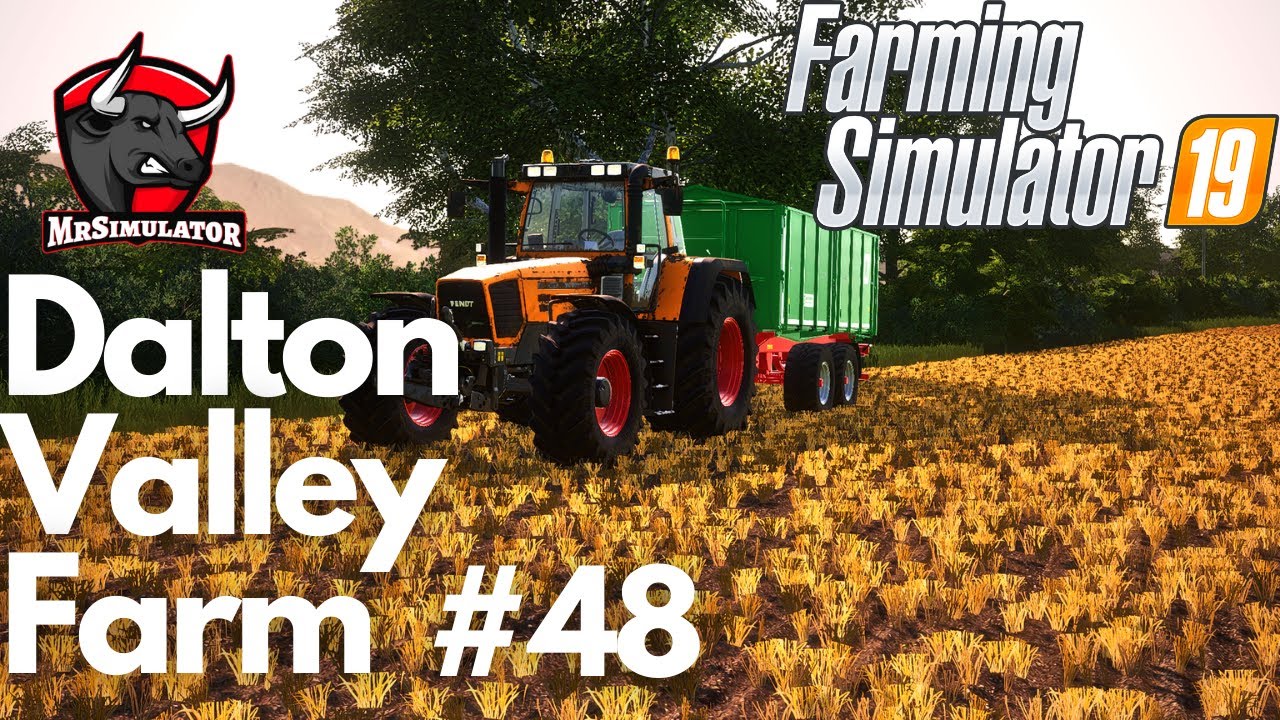 Harvesting and baling | Dalton Valley Farm |Farming Simulator 19| Timelapse Episode 48
