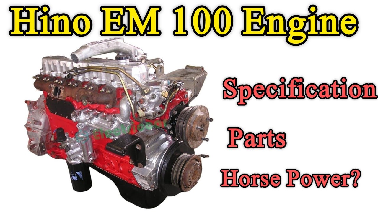 Hino EM 100 Engine Specifications Parts Horse Power Janiye Is video main. 