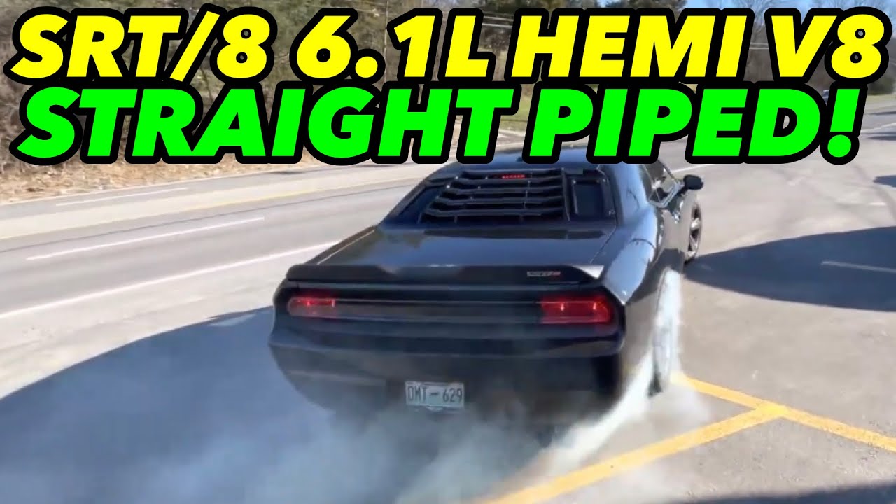 2010 Dodge Challenger SRT/8 6.1L HEMI V8 Dual Exhaust w/ STRAIGHT PIPE!