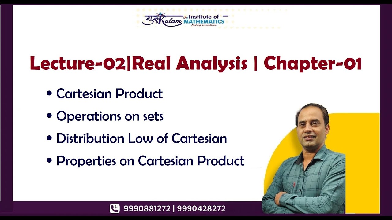 Lecture-02|Real Analysis | Chapter-01
