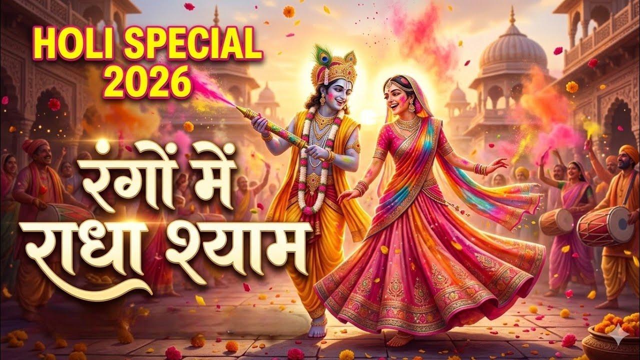 होली की स्पेशल गाना | रंगों में राधा श्याम | Happy Holi song 2026 #holi #trending #holispecial 
