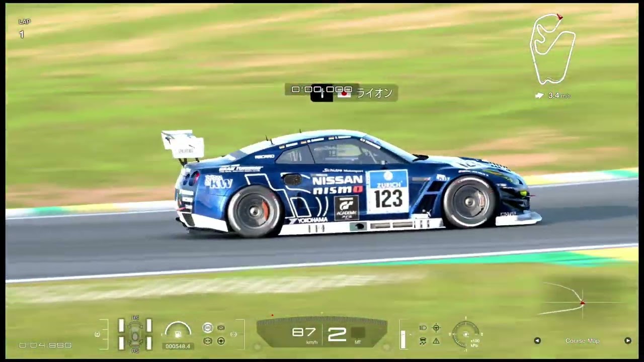 グランツーリスモ７　タイムアタック　インテルラゴスサーキット【1.32.131】