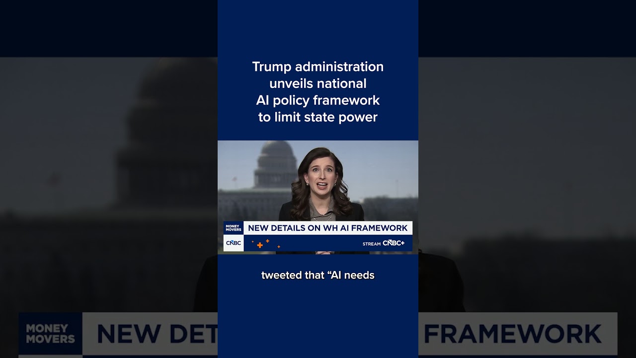 Trump administration unveils national AI policy framework to limit state power