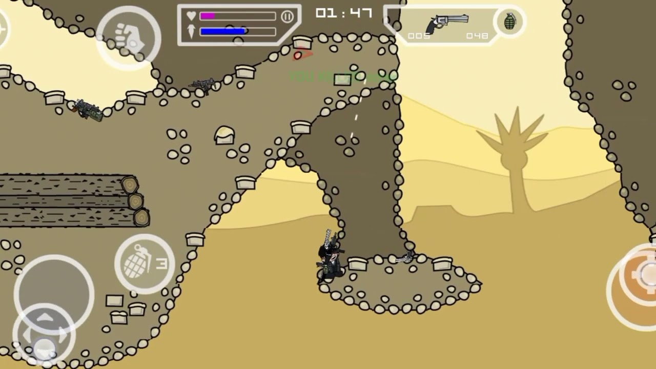 Free for all (Under Ground) in Mini Militia 🎮
