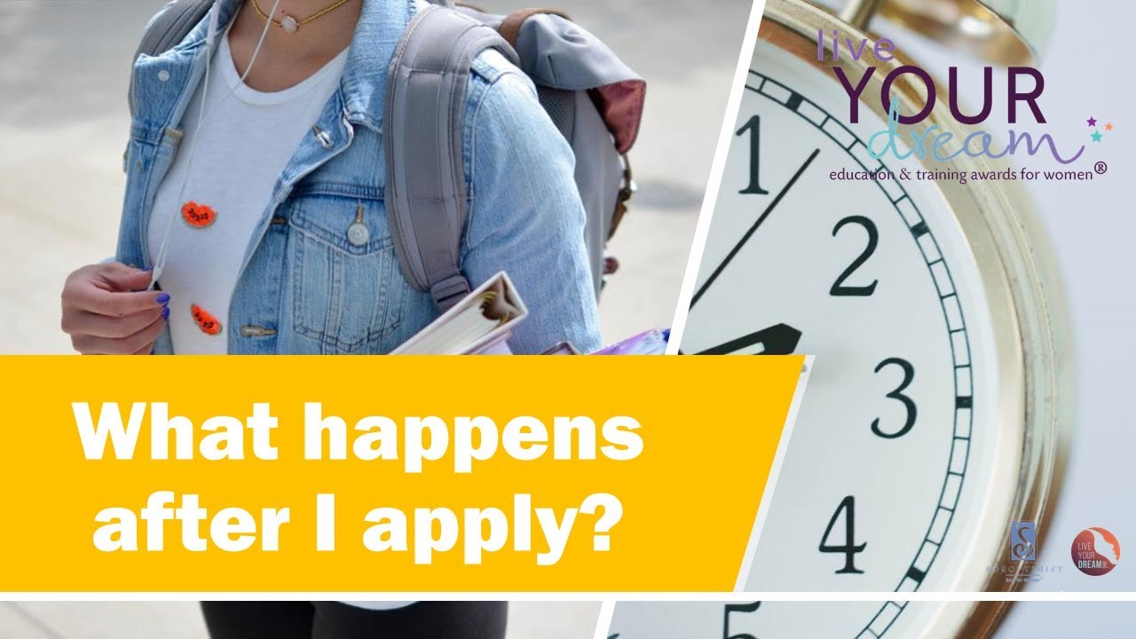 What happens after I apply for a Live Your Dream Award?