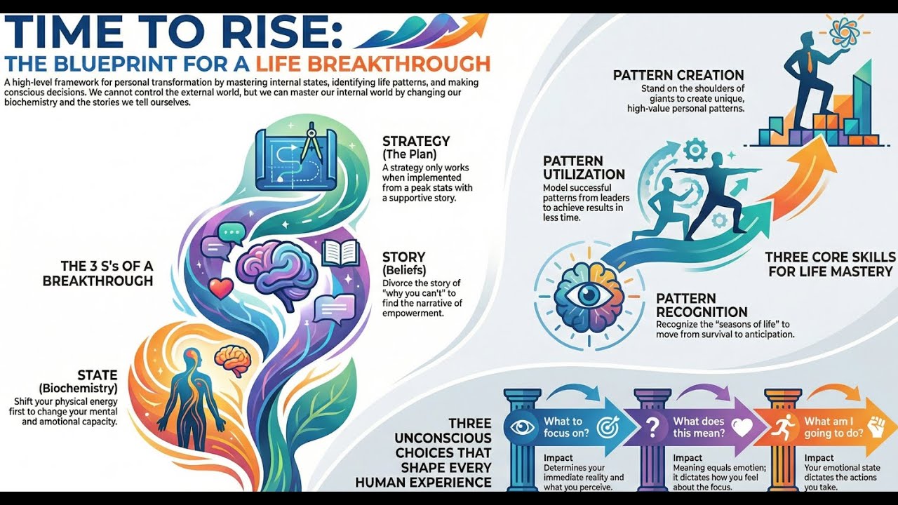 Time to Rise Tony Robbins Day 1 FY-2026  Summary via Note Book LM (AI)