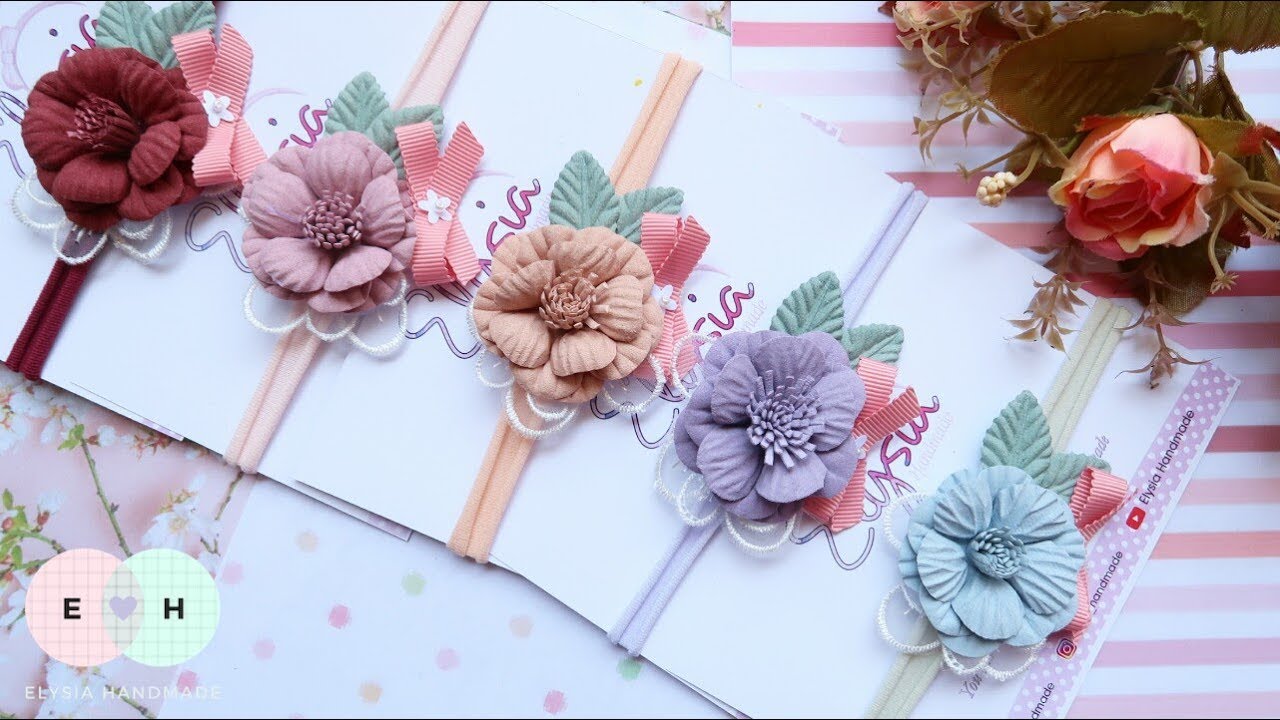 Baby Headband Ideas : Korean Style Baby Headband Part 3 | DIY By Elysia Handmade