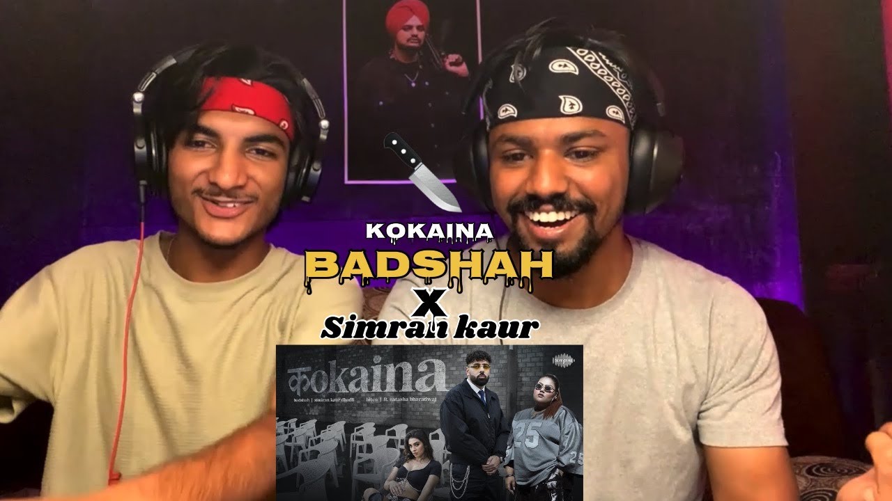 REACTION ON KOKAINA BY  | BADSHAH | SIMIRAN KAUR DHADLI | HITEN | ( OFFICIAL VIDEO ) CV REACTS