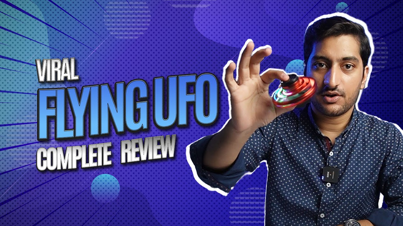 Mini Drone Spinning Toy Review - UFO Drone