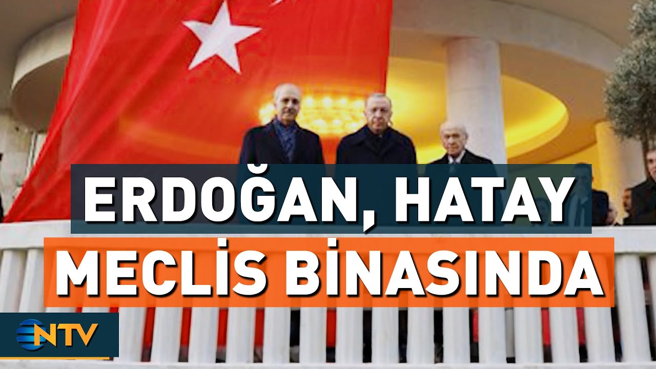 Erdoğan, Doğuş Grubu'nun Destekleriyle Yeniden Ayağa Kaldırılan Hatay Meclis Binasında | NTV