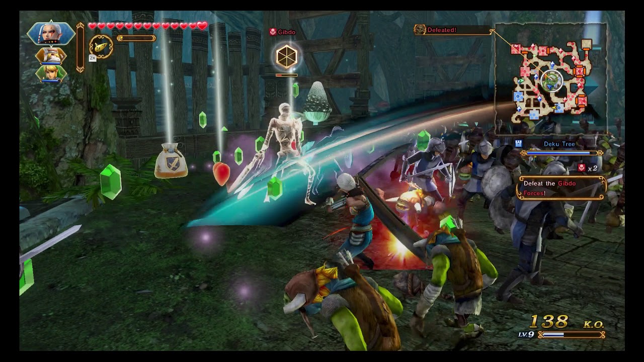 Hyrule Warriors Окончательное издание - Легенда Mode (Hard) - Глава 3: Волшебница леса