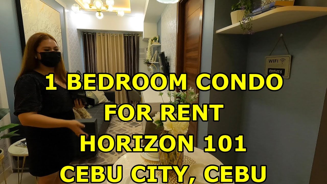 1 BEDROOM CONDO FOR RENT, HORIZON 101, CEBU CITY. POOL & GYM