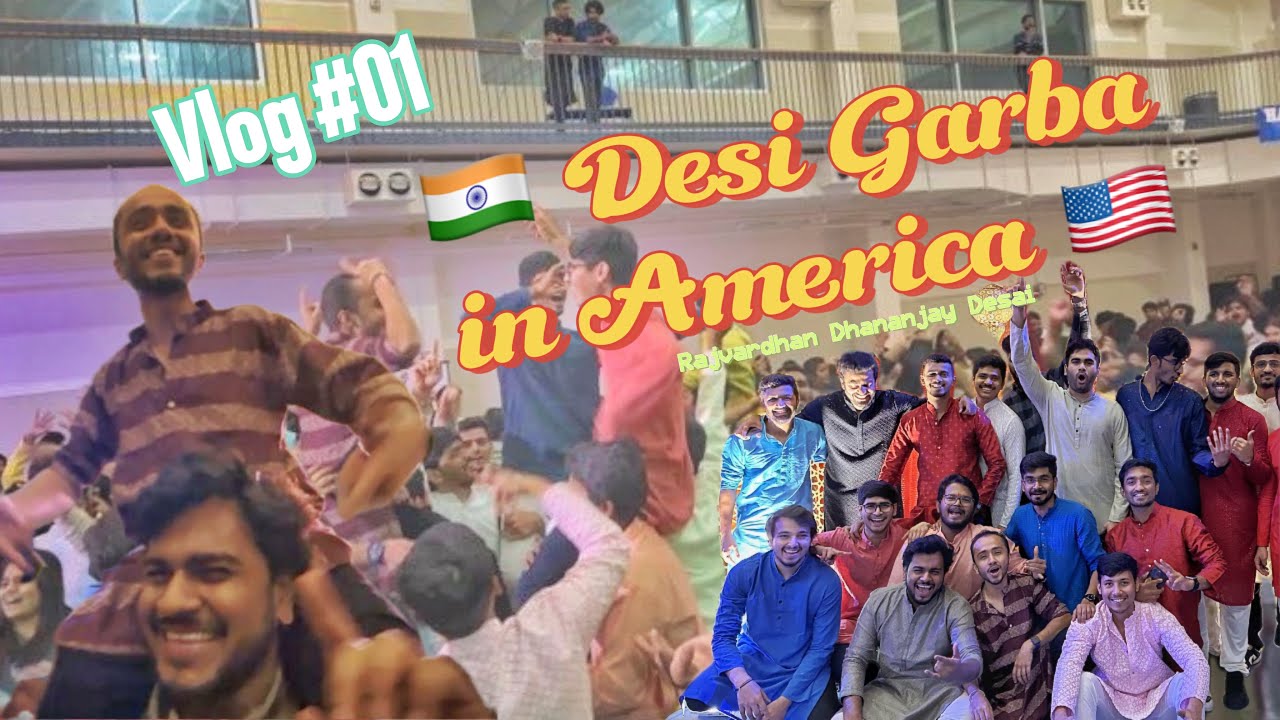 Vlog #1 🇮🇳 Desi Garba in America 🇺🇸Yougesh public | University of Texas at Arlington | Texas