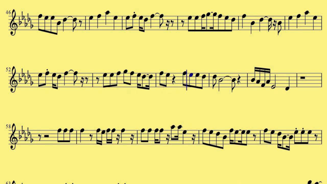[ Alto Sax ] Counting Stars - One Republic