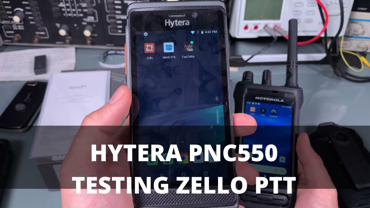 Hytera PNC550  POC Smartphone  PTT Zello test + compare to Motorola Ion and Inrico T198