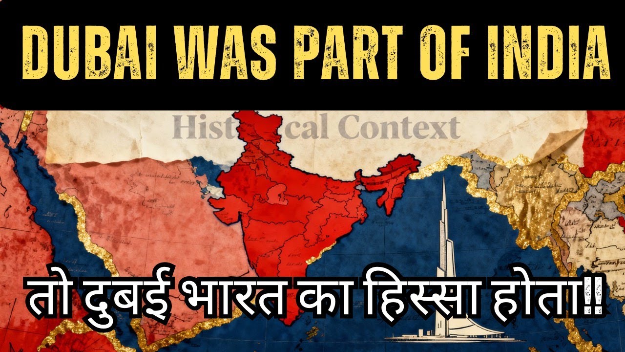 When Dubai Was Part of India। The Forgotten History Revealed। Manish Dubey।