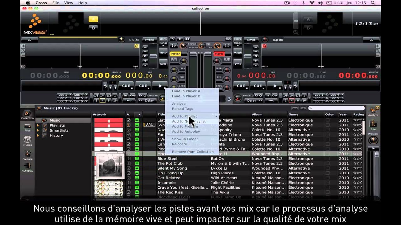 Mixvibes CROSS - Collection Tutorial 1 - Getting started