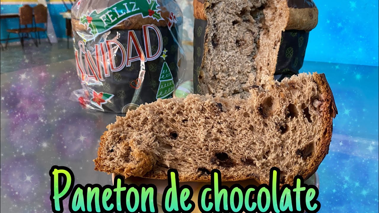 Paneton de chocolate 🍫/receta/facil