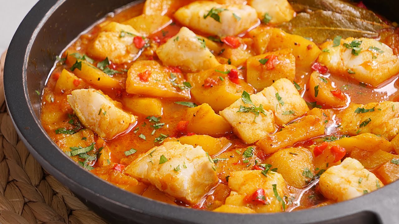 Patatas con Bacalao Fácil y Rápido