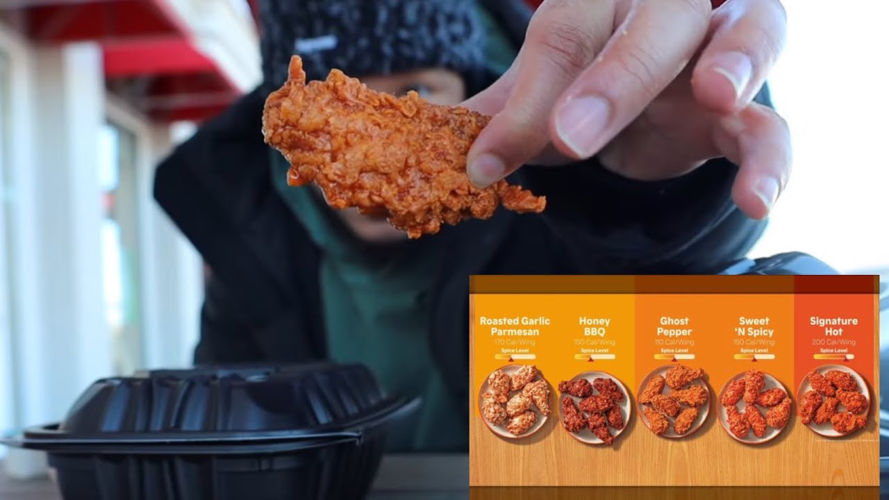 Trying EVERY popeyes chicken Wing flavor !