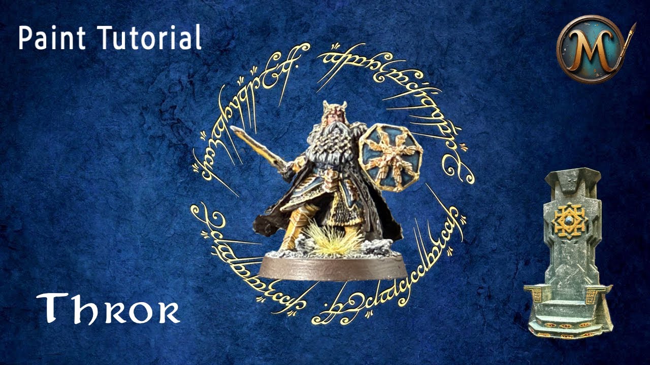 How to paint Thror, the last king under the mountain | Lord of the Rings MESBG Painting Tutorial