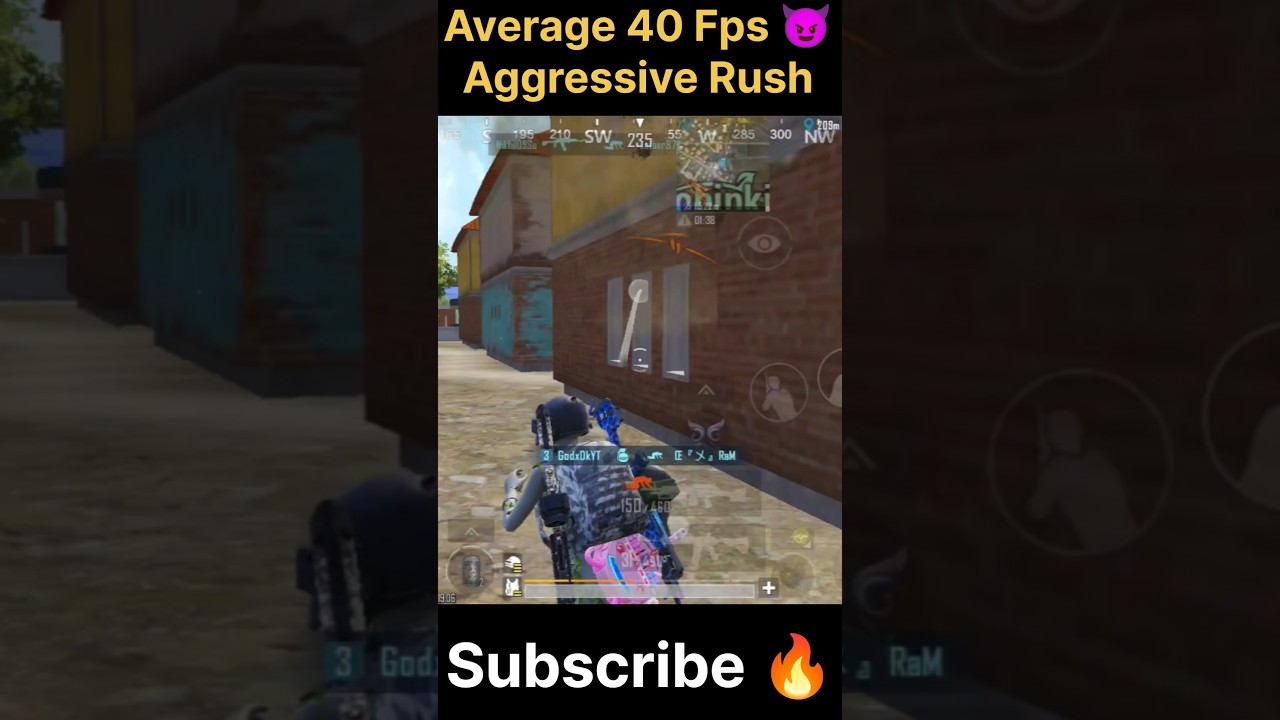 Deadly Rush Gameplay 😈 | BGMI Enemy Team Panic 😱 | GodxDk RushPro Player Movement 🔥 | BGMI Shorts