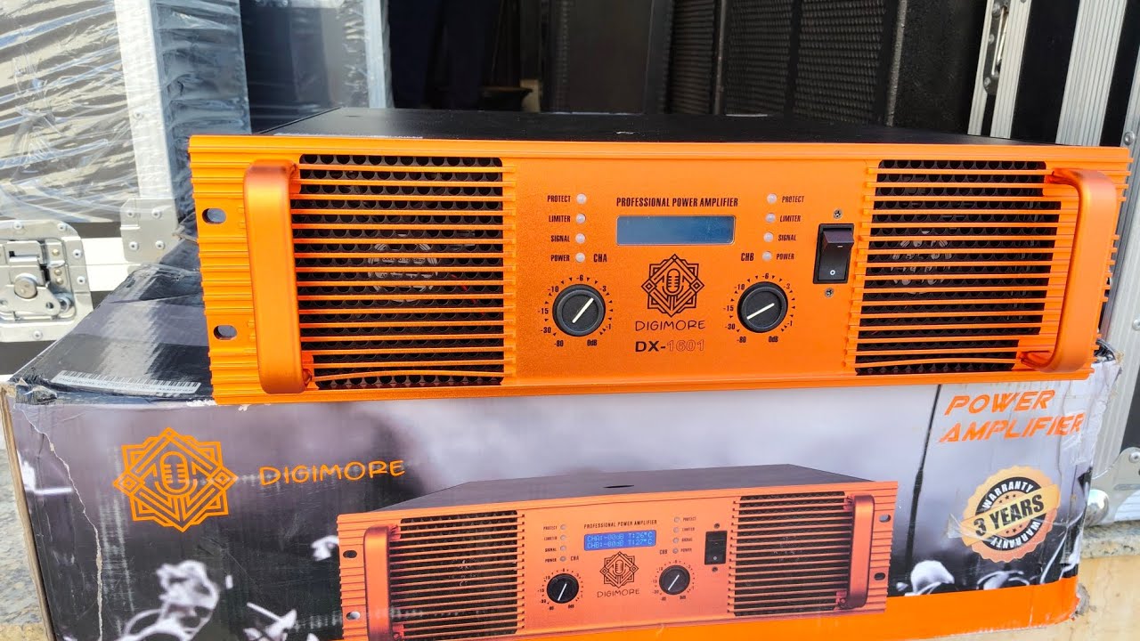 MT 1601 DIGIMORE power amplifier unboxing ।। live sound solution sardarshahar..3 years full warranty