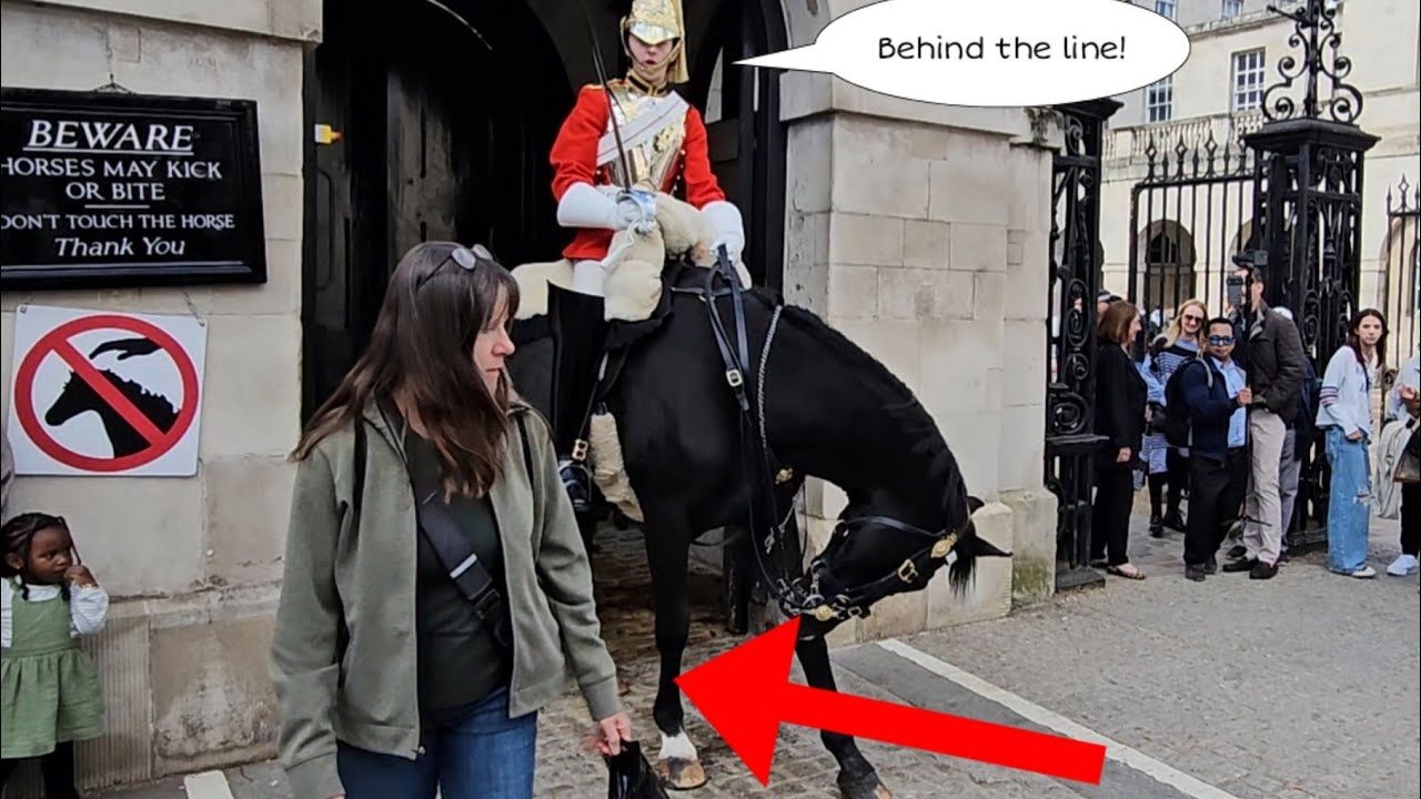 🙏THANK YOU GUARD for keeping the tourist Behind the Line!🙏